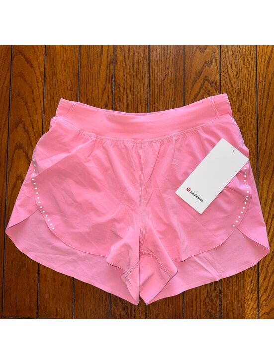 lululemon athletica Pants - Lululemon Fast & Free Short High Rise 3” Split, Candy Cloud Size XS/Size 4 NWT